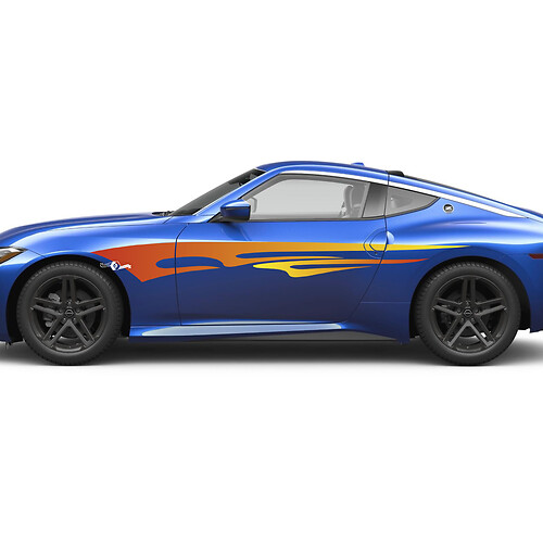 Seitenstreifen -Abgeordnete Kit für Nissan Z Sport
