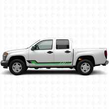 Retro-Parallele Tür- & Schweller-Vinylstreifen für Chevrolet Colorado 1. Gen 2004-2012_3