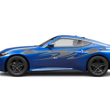 Seiten abstrakte Grafik Türen Aufkleber Kit für Nissan Z Sport
 2