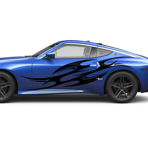 Seitenfliege Stammesgrafik Türen Aufkleber Kit für Nissan Z Sport
