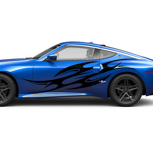 Seitenfliege Stammesgrafik Türen Aufkleber Kit für Nissan Z Sport
