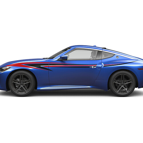 Seitenakzententüren Stammesgrafik -Aufkleber -Aufkleber -Kit für Nissan Z Sport
