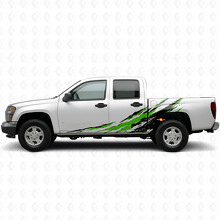 Abgenutzte Splash-Tür- und Ladebett-Seitliche Vinylstreifen für Chevrolet Colorado 1. Gen 2004-2012_4