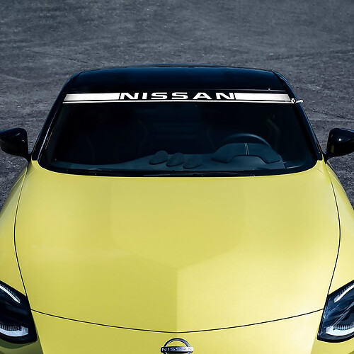Windschutzscheibenstreifen -Aufkleber für Nissan Z Sport
