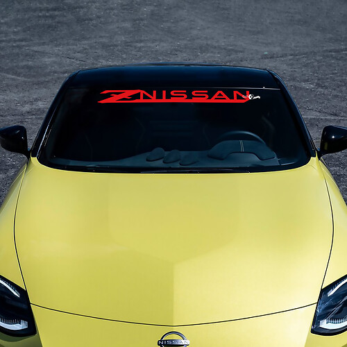 Windschutzscheibe Z Stripe Decal Aufkleber für Nissan Z Sport

