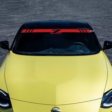 Windschutzscheibe Z Stripe Decal Aufkleber für Nissan Z Sport 2
 3
