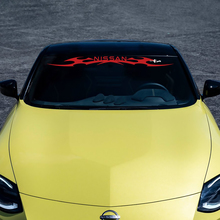 Windschutzscheibe Z Flame Stripe Decal Aufkleber für Nissan Z Sport 2
 3