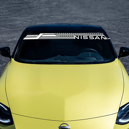 Windschutzscheibenstreifen -Aufkleber für Nissan

