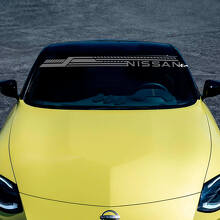 Markenbeschriftung Geometrischer Frontscheiben Vinyl-Aufkleber für Nissan Z Sport 2