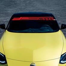 Windschutzscheibenstreifen -Aufkleber für Nissan
 3