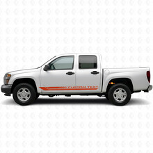 Benutzerdefinierte Textleisten Tür- und Schwellerbereich Vinylstreifen für Chevrolet Colorado 1. Generation 2004-2012_4