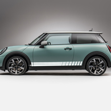 Seitenrennstreifen Grafik -Aufkleber für Mini Cooper S
 2