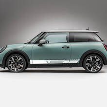 Seitenrennstreifen Grafik -Aufkleber für Mini Cooper S
 2