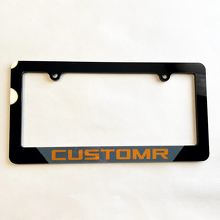 Tremor Style Orange CustomR Lettering US Format — Kennzeichenrahmen (universell)_3