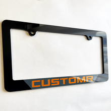 Tremor Style Orange CustomR Lettering US Format — Kennzeichenrahmen (universell)_4