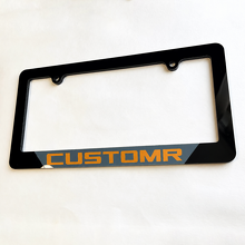 Tremor Style Orange CustomR Lettering US Format — Kennzeichenrahmen (universell)_5