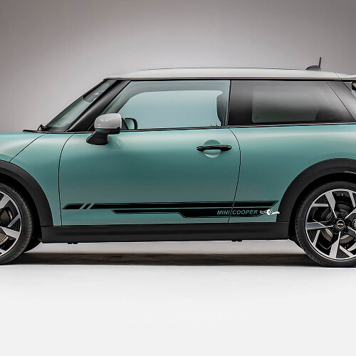 Seitenrennstreifen Grafik -Aufkleber für Mini Cooper S 4

