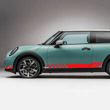 Flag Seiten Racing Schachbrett-Streifen Grafikaufkleber für Mini Cooper S 3
