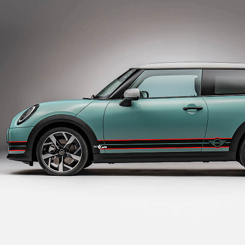 Seiten-Rennstreifen Grafikaufkleber für Mini Cooper S
