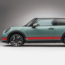 Side Racing 2 Farben Stripes Grafik -Aufkleber für Mini Cooper s
 3