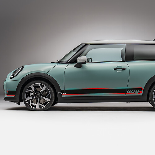 Side Racing 2 Farben Stripes Grafik -Aufkleber für Mini Cooper S 2

