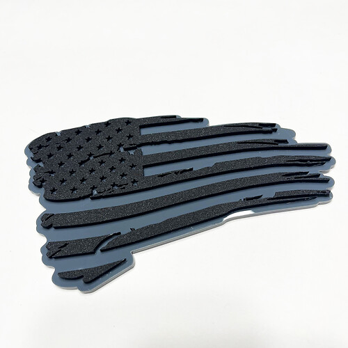 Destgierte Flagge US Patriotic Fender Abzeichen Heckklappe Emblem 3D -Abzeichen
