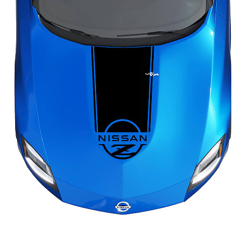 Markenlogo Motorhaubenstreifen Vinyl-Aufkleber für Nissan Z Sport