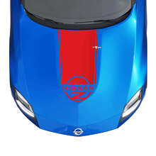 Markenlogo Motorhaubenstreifen Vinyl-Aufkleber für Nissan Z Sport_3