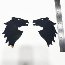 Pferdekopf Kotflügel-Embleme Heckklappe 3D Emblem 2 für Bronco 10