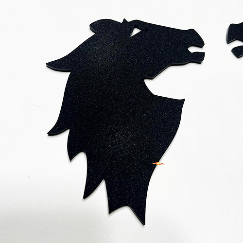 Bronco Head Fender Abzeichen Heckklappe Emblem 3D Abzeichen Schwarz Matte
