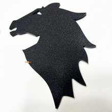 Bronco Head Fender Abzeichen Heckklappe Emblem 3D Abzeichen Schwarz Matte
 4