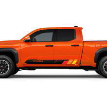 Retro-Stil Seiten Tür Streifen Vinyl Aufkleber Set für Toyota Tacoma_3