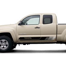 Seitentüren Rocker Panel Stripes Vinyl Aufkleber Aufkleber Kit für Toyota Tacoma
 6
