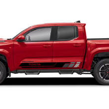 Retro-Stil Seiten Tür Streifen Vinyl Aufkleber Set für Toyota Tacoma_7