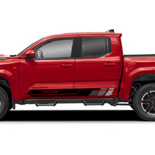 Seitentüren Rocker Panel Stripes Vinyl Aufkleber Aufkleber Kit für Toyota Tacoma
 7