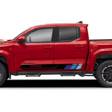 Retro-Stil Seiten Tür Streifen Vinyl Aufkleber Set für Toyota Tacoma_9