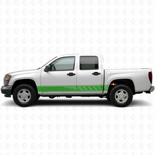 Versetzt angeordnete Schlitz-Tür- und Schweller-Vinylstreifen für Chevrolet Colorado 1. Generation 2004-2012_6