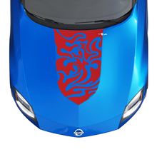 Hood Tribal Flames Stripe Decal Kit für Nissan Z Sport
 3