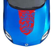 Hood Tribal Flames Stripe Decal Kit für Nissan Z Sport
 3