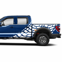 Seitenstufe Topographic Graphics Vinyl -Aufkleber Aufkleber für Ford F150 Zittern
 2