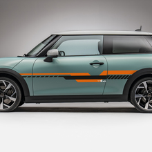 Side Racing 2 Farben Stripes Grafik -Aufkleber für Mini Cooper S 3
 2