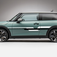 Side Racing 2 Farben Stripes Grafik -Aufkleber für Mini Cooper S 3
 3
