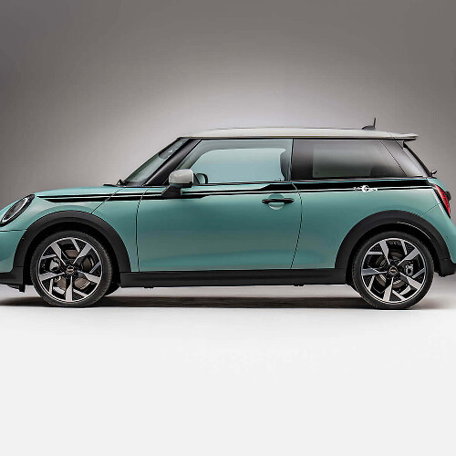 Seitliche Rennstreifen Grafik-Aufkleber 2 für Mini Cooper S