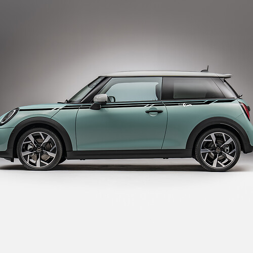 Seitenrennen -Akzente Stripes Grafik -Aufkleber für Mini Cooper S 2
