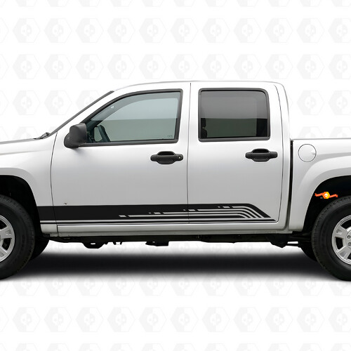 Parallelkontur Tür- & Schweller-Vinylstreifen für Chevrolet Colorado 1. Generation 2004-2012