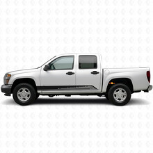 Parallelkontur Tür- & Schweller-Vinylstreifen für Chevrolet Colorado 1. Generation 2004-2012_2