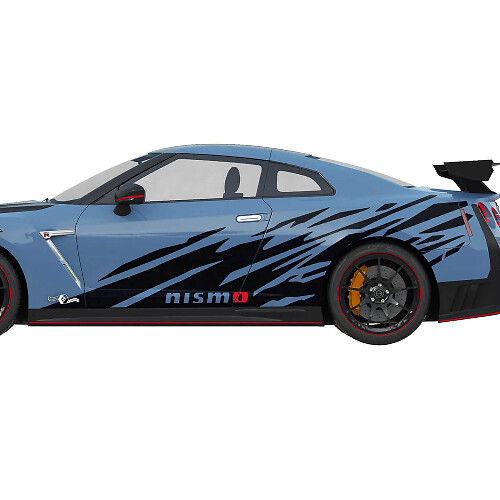 2x Seitengrafik NISMO Stripe Line Decal Kit für Nissan GT-R
