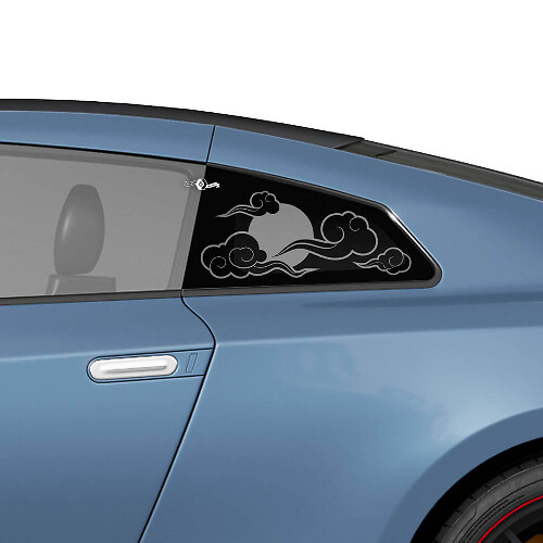 Japanische Rising Sun Seitenheckscheiben-Grafikaufkleber Set für Nissan GT-R 1