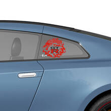 Seitenscheibe Nismo Style Graphics Decals Aufkleber Kit für Nissan GT-R
 3