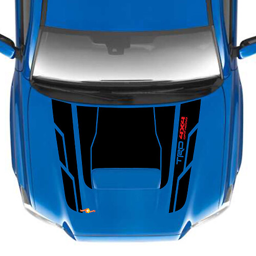 TRD 4x4 Off Road Hood Vinyl -Aufkleber Aufkleber Passform für Toyota Tacoma

